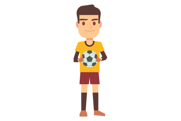 Download Goalkeeper Hold Soccer Ball. Sportsman C - Premium Resources