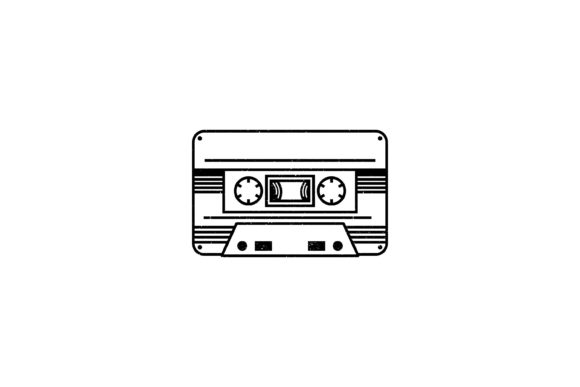 Download Cassette Tape Rustic Retro Logo Vector - Retro logo Collection
