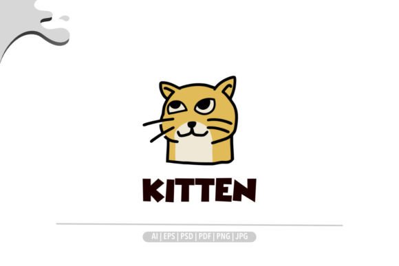 Download Cat Kitten Retro Logo - Retro logo Collection