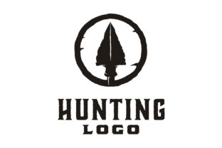 Download Native Indian Spear Arrowhead Retro Logo - Retro logo Collection