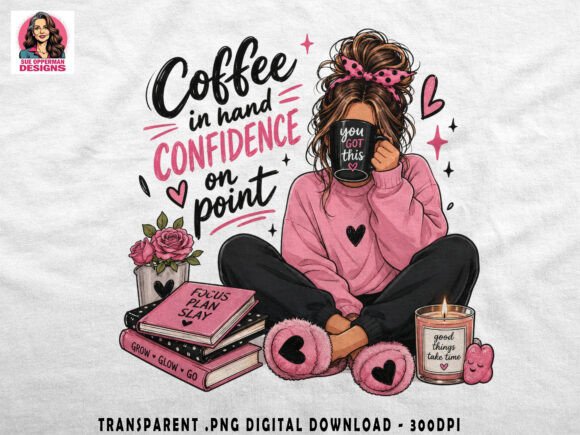 Download Coffee in Hand PNG | Cozy Boss Babe - Coffee Collection