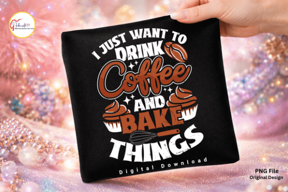 Download Coffee Lover Baker Funny Baking PNG - Coffee Collection